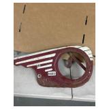 Decorative Metal Cover with Striped Design