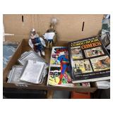 Lot: Comics, Figurines, and Trays