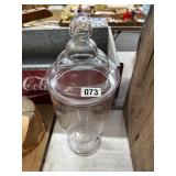 Clear Glass Apothecary Jar with Lid