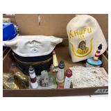 Box Lot of Maritime and Lighthouse Collectibles