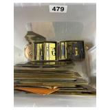 Brass Number Stencil Lot Assortment