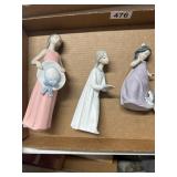 Three Nao/Lladro Figurines