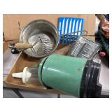 Box Lot of Kitchenware with Utensils