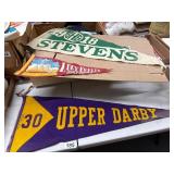 3 Vintage Felt Banners