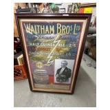 Waltham Bros. Ltd Framed Beer Poster