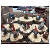 Klaus Wickl 1993 Gnome Figurine Set