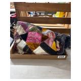 Patchwork Quilt and Braided Rug Lot