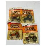 Four Ertl Die-Cast Tractors