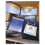 Coin and Currency Collection With COAs