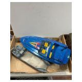 Nikko RC Boat Seahawk and Ship Hull Lot