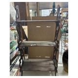 Three-Tier Wooden Display Shelf, 30"