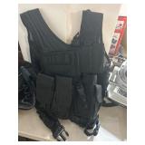 Yakeda Tactical Vest, Black Nylon