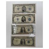 Four Silver Certificates