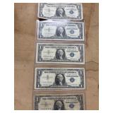 1957 Series $1 Silver Certificate Lot