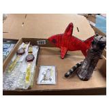 Watches, Figurines, and Card