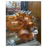 Orange Carnival Glassware
