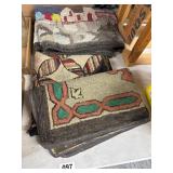 Three Throw Rugs