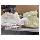 Vintage Quilts and Linens Lot