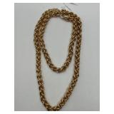 30-Inch Gold-Plated Spiga Necklace