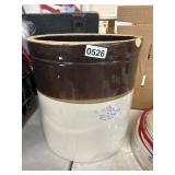 13-Inch Stoneware Crock with Crown Mark