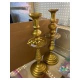 20-Inch Brass Candlesticks