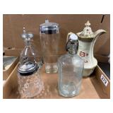 Glassware and Porcelain Items