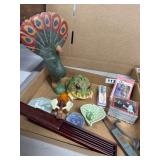 Misc. Lot of Porcelain, Cards & Tools