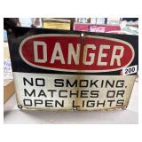 16-Inch Metal Danger Sign
