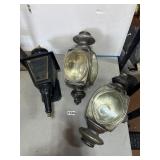 Three Mixed Metal Lanterns