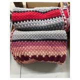 Two Hand-Crocheted Blankets