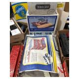 Three Box Lot of Model Train Accessories