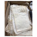 Linens and Lace Textiles Lot