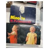 Minolta 16-Ps Camera and QT Electroflash Kits