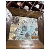 Framed Map of New England, 1719