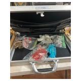 Zero Halliburton Case With Costume Jewelry