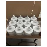 12 French Limoges Porcelain Jars