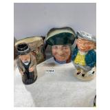 4 Ceramic Character Items