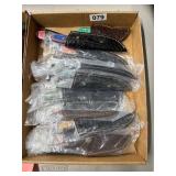 15 Knives With Leather Sheaths