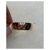 Gold-Tone Love Ring, Cartier Signed