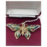 Camrose & Kross Butterfly Pendant/Brooch