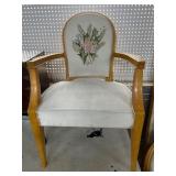 Upholstered Armchairs with Embroidery