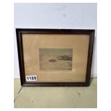 Framed Artwork Signed by J.T. Davidson