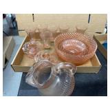 Vintage Depression Glassware Set