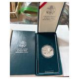 1991 Korean War Memorial Proof Silver Dollar