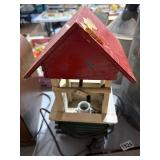 Rustic House Lamp with Wood Construction