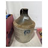 Two-Gallon Stoneware Jug With Handle