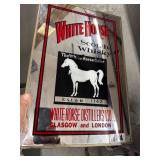 White Horse Whiskey Mirror Sign
