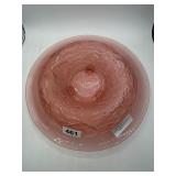 Cambridge Glass Buffalo Hunt Bowl, 17"