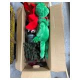 Holiday Decorations and Plush Figure