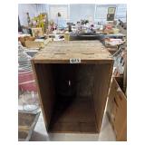 Wooden Shipping Crate with Stamped Markings